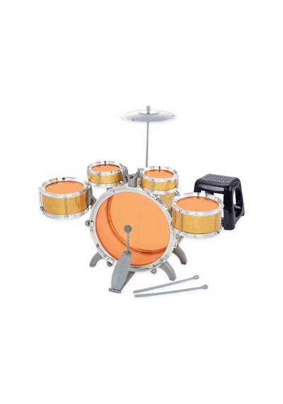 Mey İthalat 1080080 Eccho, Davul Set - Jazz Drum / 5 Adet Davul, Zil Ve Tabure / +3 Yaş
