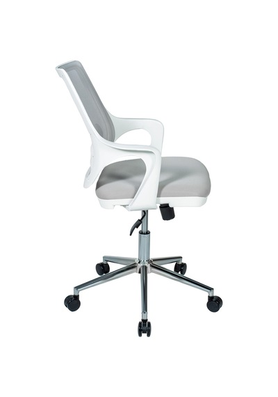 Ofisbazaar Buya Beyaz Fileli Çalışma Koltuğu Ergonomik Şef Ve Toplantı Koltuğu Gri Gri