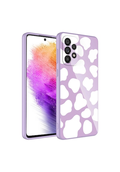 Galaxy Uyumlu A13 4g Kılıf Kamera Korumalı Desenli Sert Silikon Epoksi Kapak - No6 NO6 No6
