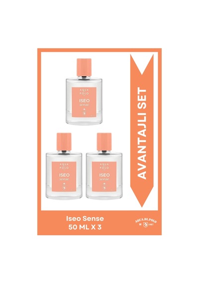 3'lü Iseo Sense Seti Stcc011003 Edp 50 Ml Çiçeksi, Meyvemsi Kadın Parfüm