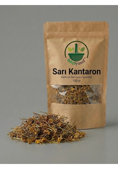 Sarı Kantaron Otu Binbirdelik Otu Sarıkantaron St. John S Wort Hypericum Perforatum Kurutulmuş Bitki Çayı 100 G Doğal