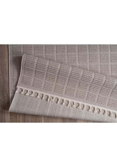 Bukle11880 Bej Yumuşak Dokulu Halı Kilim Salon Mutfak Koridor Kesme Yolluk Dokuma Makine Halısı Bej