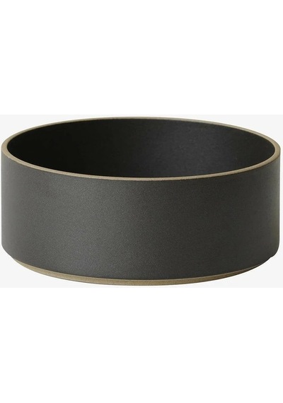 Hasamı Porcelıan Hpb015 Yüksek Kase Siyah 185x72mm, Japon Seramik Tasarımı Dekoratif Tabak & Kaseler
