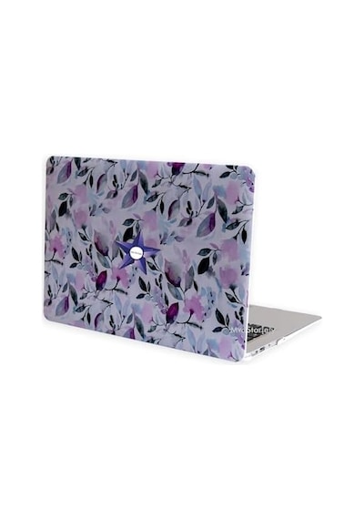 Macbook Air M1 Kılıfı A2337 A2179 A1932 Uyumlu 13.3 İnç Çiçek Desenli Hard Case Sert Kapak Mat Uv Baskılı İnce Hafif Macbook Air Kılıfı Beyaz