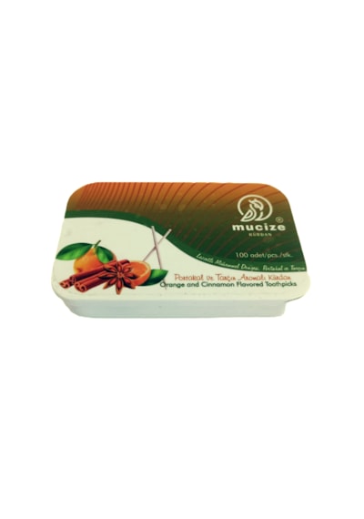 Mucize Portakal-tarçın Aromalı Kürdan Metal Kutu