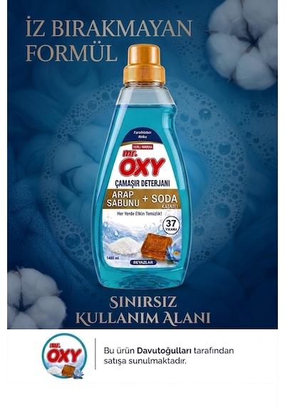 Arap Sabunu Ve Soda Etkili Çamaşır Deterjanı X 6 Adet