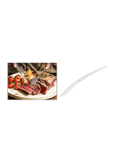 Plastik Bıçak 12 Adet 18cm Tekrar Kullanılabilir Parti,düğün Yeme Beyaz