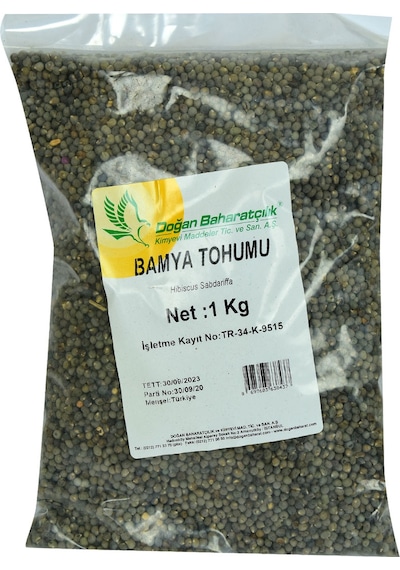 Doğan Baharatçılık Doğal Bamya Tohumu 1 KG