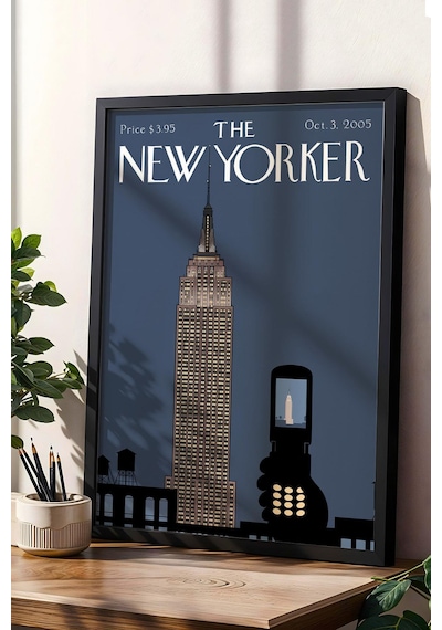 The New Yorker Çerçeveli Tablo October 3 2005
