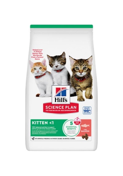Hill's Scıence Plan Somonlu Yavru Kedi Maması 5 Kg + 2 Kg