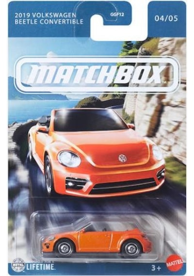 Matchbox 2019 Volkswagen Beetle Convertible Jch30 Çok Renkli