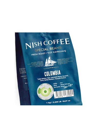 Nish Filtre Kahve Colombia 1 KG
