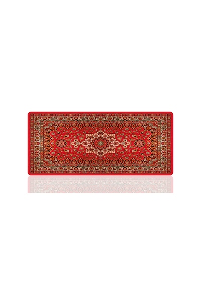 90x40 Cm Kilim Desenli Oyuncu Gaming Mouse Pad Kaymaz Kauçuk Taban Fare Altlığı Xxl Mousepad 006