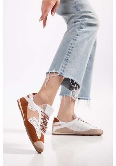 Suins Olven Model Günlük Kadın Spor Ayakkabı Sneaker Taba
