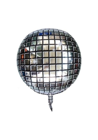 Gümüş Disco Topu Folyo Balon