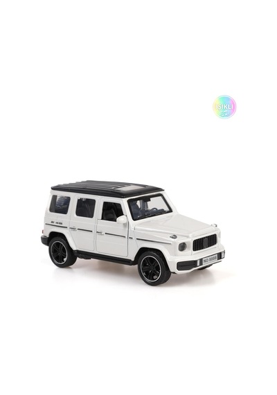 Vardem Kut.çek Bırak 1:32 Işıklı Ve Sesli Metal Jeep - Beyaz