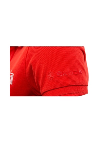 3u0084240a-skoda Monte-carlo Kadın Polo T-shirt Kırmızı