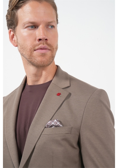 İmza Vizon 6 Drop Slim Fit Pamuklu Ceket 1002260126