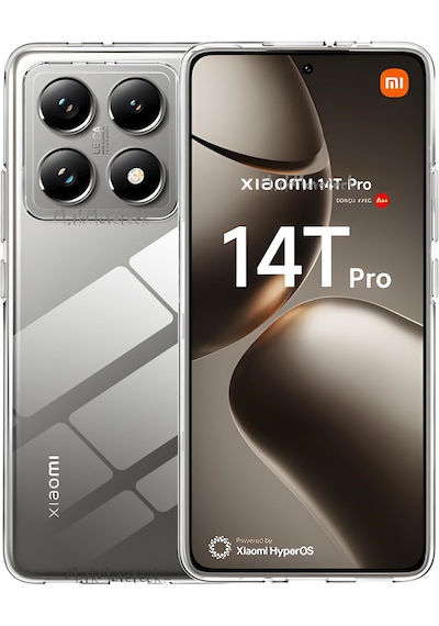 Xiaomi Mi 14t Pro Kılıf Kamera Korumalı Yumuşak Şeffaf Silikon