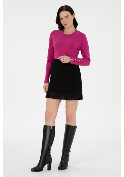 Pierre Cardin Kadın Fuşya Kazak /triko 50290566-vr023 Fuşya
