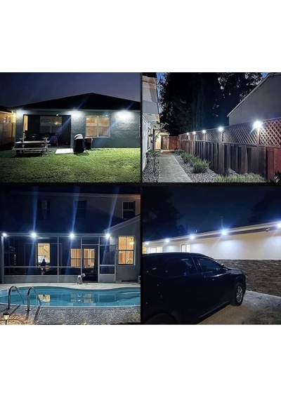 Emin 100 Led Dış Mekan Solar Aydınlatma Fotoselli Solar Lamba Najmaddin Standart