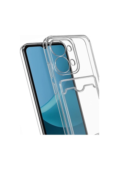 Xiaomi Redmi 15c 4g Uyumlu Kılıf Kart Şeffaf Silikon - Şeffaf