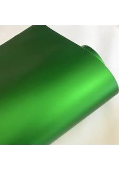 Mat Krom Yeşil Yapışkanlı Folyo 152 Cm X 1 Mt