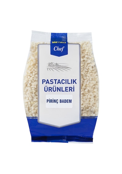 Metro Chef Pirinç Badem 250 G - Pastacılık Ve Atıştırmalık İçin Kaliteli Kuru Yemiş Tarı