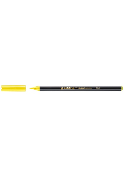 Edding 1340 Fırça Uçlu Keçeli Kalem Sarı