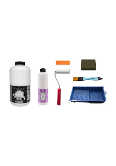 Cadence Boya Cadence 2 Litre Beyaz Boya 500Ml Parlak Vernik Set