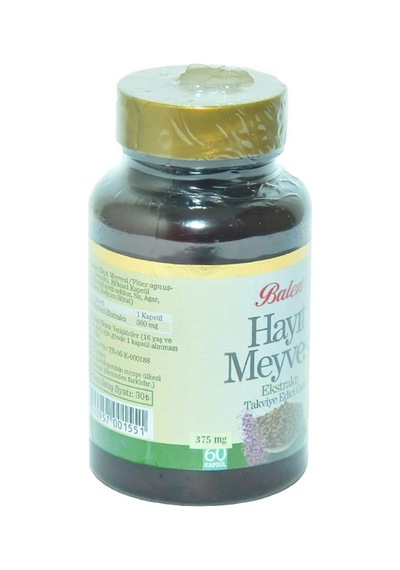 Balen Hayıt Meyvesi Ekstraktı Kapsülü Takviyesi 375 MG 60 Kapsül