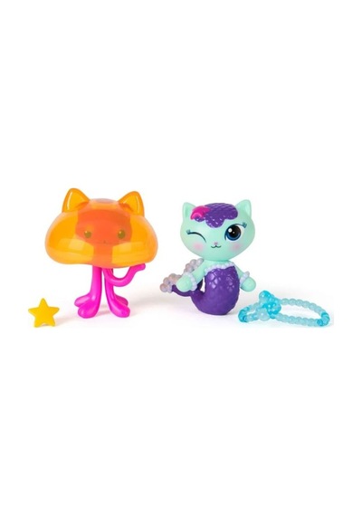 Gabby S Dollhouse 2 Li Figür Seti60 72884 Mercat Kitty Jellyfish Cicciobello
