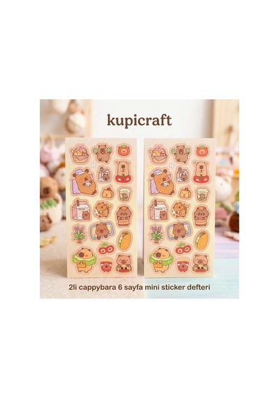 6 Sayfa Sticker Defteri 2 Adet Kapak Renkleri Farklı İçerik Aynıdır Capybara Ajanda Scrapbook Journal Etiket - 930820966 Diğer 6 Sayfa Sticker Defteri 2 Adet Kapak Renkleri Farklı İçerik Aynıdır Capybara Ajanda Scrapbook Journal Etiket - 930820966 Diğer