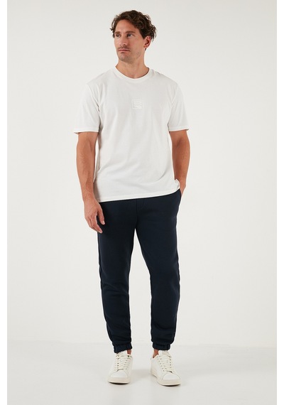 Buratti Pamuklu Regular Fit Normal Bel Lastikli Paça Cepli Erkek Eşofman Altı 59080153W4 Koyu Lacivert