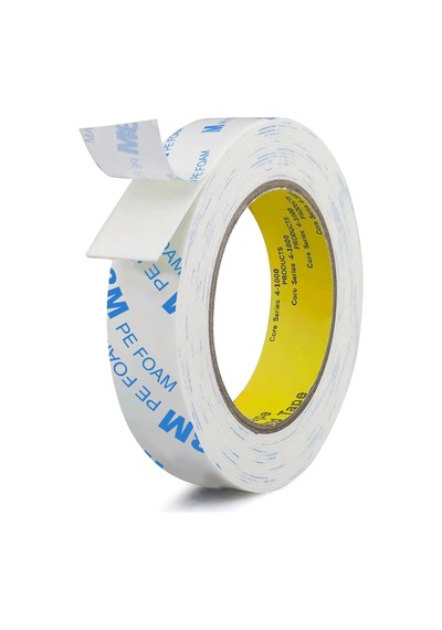3m Yapışkanlı Akrilik Çift Taraflı Bant, Genişlik 15 Mm - Uzunluk 4,5 Metre Köpük Bant