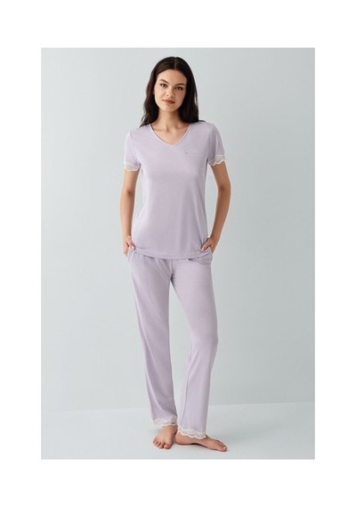 Pierre Cardin Kadın Mor Pijama Takımı Mor/s