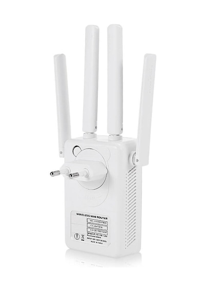 Lineon 300 Mbps 4 Antenli Wifi Repeater Router