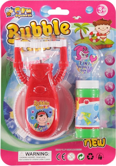 Can Oyuncak Pilli Köpük Tabancası 3 Yaş Kırmızı
