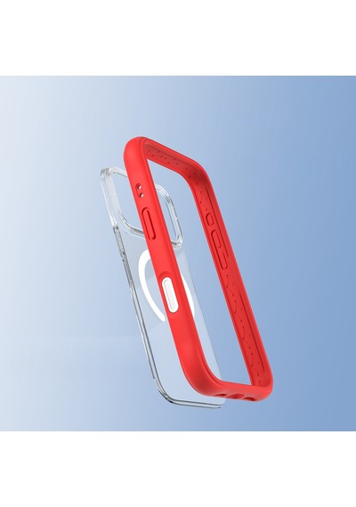 Apple Uyumlu iPhone 17 Pro Max  Kılıf M-safe Özellikli Airbagli Youngkit Dynamic 2 Serisi Kapak Kırmızı Kırmızı