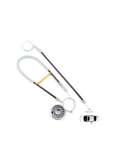 Mitsubishi Colt Czc Cabrio Rg 2006-09 İçin Arka Sol Cam Kriko Set