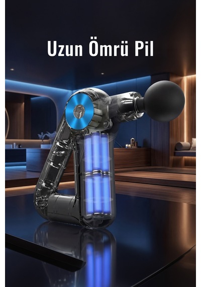 Masaj Tabancası Vurmalı Kas El Terapisi Derin Kas Gevşetici Sarjlı Tireşimli Spor Vücut Masaj Aleti