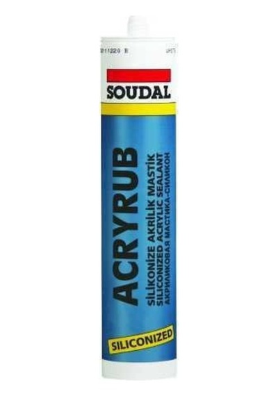 Soudal Silikonize Akrilik Mastik 500 Gr