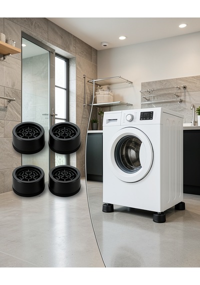 4 Adet Kaymaz Tabanlı Makine Ayak Yükseltici Uczzhnx2098-1 0.2 L