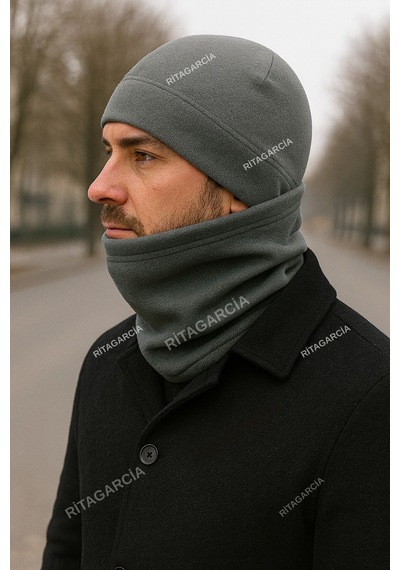 Ritagarcia Polar Bere Boyunluk Gri 2.li Set
