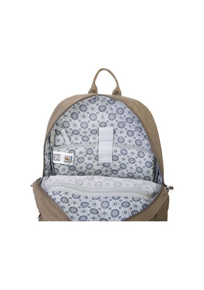 Nas Bag Unisex Büyük Boy Hafif Çok Gözlü Sırt Çantası Haki