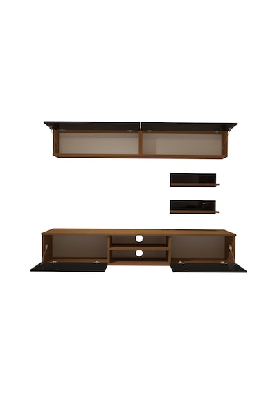Decoraktiv Eko 5 Mdf Dvd Tv Ünitesi Tv Sehpası Ceviz - Siyah