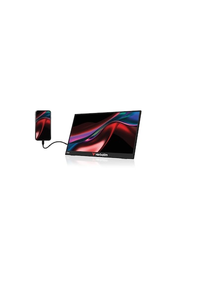 Verbatim Light 15.6" Full Hd Ips + Hdr Ekran / Entegre Hoparlörlü 60 Hz Taşınabilir Monitör - Neopren Koruyucu Kılıf Dahil 32401