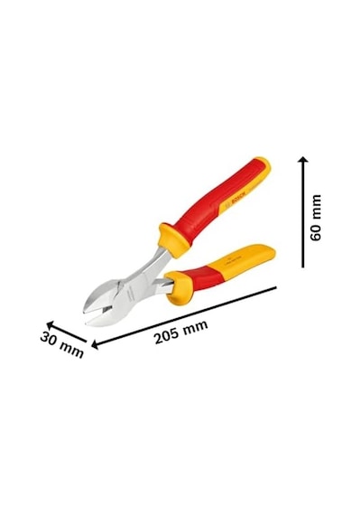 Professional Vde Ağır Hizmet Yan Keski 200mm 1x Ağır Hizmet Yan Keski 200mm