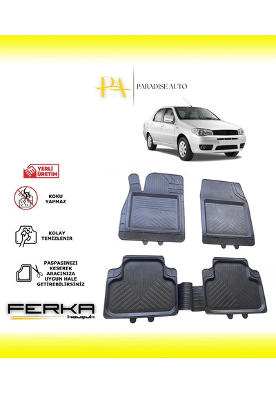 Fiat Albea 2002-2012 Uyarlanabilir Universal Havuzlu Paspas