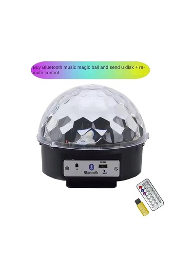 Uzaktan Kumandalı Kristal Disko Led Işıklı Ve Hapörlörlü Rgb Led